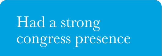 Had a strong congress presence